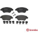 BREMBO Bremsklötze VA | FIAT Idea 03 | P 23 099