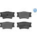 Bremsbelagsatz Toyota T. Rav4 Iii 2.0/2.2D-4D 06 | 025 243 3815 Bremsbelagsatz Toyota T. Rav4 Iii 2.0/2.2D-4D 06 | 025 243 3815