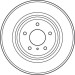 Bremsscheibe Nissan P. Murano 05 | DF4983S Bremsscheibe Nissan P. Murano 05 | DF4983S
