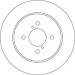 89 482 012 Bremsscheibe HA | SUZUKI Ignis 00 | DF6686