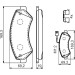 Bremsklötze | FIAT | 0 986 494 589