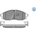 Bremsbelagsatz Nissan P. Pick-Up Navara 02- Mit Sensor | 025 239 7017/W Bremsbelagsatz Nissan P. Pick-Up Navara 02- Mit Sensor | 025 239 7017/W