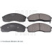 Bremsbelagsatz Kia P. Carnival/Pregio 2.5 V6/2.5-2.9D 95 | ADG04236 Bremsbelagsatz Kia P. Carnival/Pregio 2.5 V6/2.5-2.9D 95 | ADG04236
