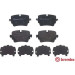 BREMBO Bremsklötze HA | JAGUAR F-Type 12 | P 36 033 BREMBO Bremsklötze HA | JAGUAR F-Type 12 | P 36 033