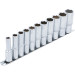 BGS Steckschlüssel-Einsatz-Satz Sechskant, tief | Antrieb Innenvierkant 10 mm (3/8"""") | SW 8 - 19 mm | 11-tlg | 2222 BGS Steckschlüssel-Einsatz-Satz Sechskant, tief | Antrieb Innenvierkant 10 mm (3/8"""") | SW 8 - 19 mm | 11-tlg | 2222