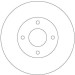 Bremsscheibe Nissan P. Primera 96 | DF4169 Bremsscheibe Nissan P. Primera 96 | DF4169