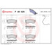 BREMBO Bremsklötze VA | MAZDA 323, 626, MX-6 91-05 | P 49 023 BREMBO Bremsklötze VA | MAZDA 323, 626, MX-6 91-05 | P 49 023