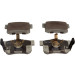 Bremsbelagsatz Honda T. Accord 08- Automatik | QP3182 Bremsbelagsatz Honda T. Accord 08- Automatik | QP3182