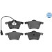 Bremsbelagsatz Vw P. Sharan 95-10 Mit Sensor | 025 234 1819/W Bremsbelagsatz Vw P. Sharan 95-10 Mit Sensor | 025 234 1819/W