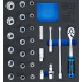BGS Werkstattwageneinlage 2/3: Steckschlüssel-Satz 12,5 mm (1/2"""") | 27-tlg | 4053 BGS Werkstattwageneinlage 2/3: Steckschlüssel-Satz 12,5 mm (1/2"""") | 27-tlg | 4053