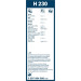 BOSCH | Wischerblatt H230 | TWIN-Standard | 3397004560 BOSCH | Wischerblatt H230 | TWIN-Standard | 3397004560
