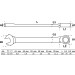 BGS Ratschenring-Maulschlüssel | abwinkelbar | SW 12 mm | 6712 BGS Ratschenring-Maulschlüssel | abwinkelbar | SW 12 mm | 6712