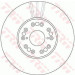 Bremsscheibe Toyota P TRW SINGLE DF4182S
