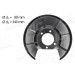 BREMSANKERBLECH H L VERZINKT | FORD FOCUS 04-11/GALAXY06-15/KUGA08-12 | 2556877 BREMSANKERBLECH H L VERZINKT | FORD FOCUS 04-11/GALAXY06-15/KUGA08-12 | 2556877