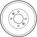 Bremstrommel. Citroen T. Berlingo/Xsara 97-11 | DB4096 Bremstrommel. Citroen T. Berlingo/Xsara 97-11 | DB4096