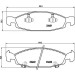 BREMBO Bremsklötze VA | JEEP Cherokee 83-01 | P 37 005 BREMBO Bremsklötze VA | JEEP Cherokee 83-01 | P 37 005