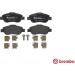 BREMBO Bremsklötze VA | FIAT Panda 03 | P 23 097