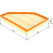 Luftfilter | BMW 3 Serie,X1,1 Serie | F 026 400 119 Luftfilter | BMW 3 Serie,X1,1 Serie | F 026 400 119
