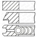 Spurringe Bmw 3 E90 3.0 05 | 08-446105-00 Spurringe Bmw 3 E90 3.0 05 | 08-446105-00