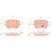 Bremsklötze VA | VAG Up,Jetta,Beetle,PSA C4,307,308,RCZ 03 | GDB1605 Bremsklötze VA | VAG Up,Jetta,Beetle,PSA C4,307,308,RCZ 03 | GDB1605