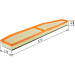Luftfilter | BMW X3(E83) 18d,20d,30d,35d 9-10 | F 026 400 147 Luftfilter | BMW X3(E83) 18d,20d,30d,35d 9-10 | F 026 400 147