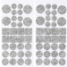 BGS Filzgleiter-Satz | grau-meliert | 64-tlg | 80703 BGS Filzgleiter-Satz | grau-meliert | 64-tlg | 80703