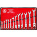 BGS Ratschenring-Maulschlüssel-Satz | flexible Köpfe | SW 8 - 32 mm | 13-tlg | 30012 BGS Ratschenring-Maulschlüssel-Satz | flexible Köpfe | SW 8 - 32 mm | 13-tlg | 30012