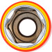 BGS VDE-Steckschlüssel-Einsatz Sechskant | Antrieb Innenvierkant 12,5 mm (1/2"""") | SW 22 mm | 72072 BGS VDE-Steckschlüssel-Einsatz Sechskant | Antrieb Innenvierkant 12,5 mm (1/2"""") | SW 22 mm | 72072