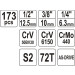 Steckschlüsselsatz Xl Typ2 1/2 + 3/8 + 1/4 173-Tlg | YT-38931 Steckschlüsselsatz Xl Typ2 1/2 + 3/8 + 1/4 173-Tlg | YT-38931