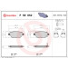 BREMBO Bremsklötze VA | OPEL | P 59 052 BREMBO Bremsklötze VA | OPEL | P 59 052