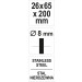 Zylindrische Drahtbürste 26mm | YT-47696 Zylindrische Drahtbürste 26mm | YT-47696