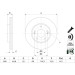 BOSCH | Bremsscheibe | 0 986 479 H67 BOSCH | Bremsscheibe | 0 986 479 H67