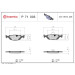 BREMBO Bremsklötze HA | VOLVO 440/460/SAAB 900/9000 88 | P 71 003