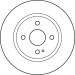 Bremsscheibe Mazda S. 2 07 | DF4966 Bremsscheibe Mazda S. 2 07 | DF4966
