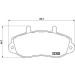 BREMBO Bremsklötze VA | OPEL Movano RENAULT Master 98 | P 68 025 BREMBO Bremsklötze VA | OPEL Movano RENAULT Master 98 | P 68 025