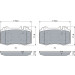 Bremsklötze | MERCEDES C,E-Klasse | 0 986 494 576 Bremsklötze | MERCEDES C,E-Klasse | 0 986 494 576