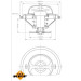 Thermostat, Kühlmittel | 725114 Thermostat, Kühlmittel | 725114