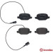 BREMBO Bremsklötze VA/ HA | FIAT 500 07 | P 23 181 BREMBO Bremsklötze VA/ HA | FIAT 500 07 | P 23 181