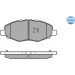 Bremsbelagsatz Toyota P. Hi-Lux 05- Mit Sensor | 025 245 2316/W