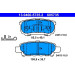 Bremsbelagsatz Mitsubishi T. Outlander/Lancer 03 | 13.0460-5735.2 Bremsbelagsatz Mitsubishi T. Outlander/Lancer 03 | 13.0460-5735.2