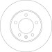 Bremsscheibe Renault T. Master 10- 305X12 Fwd | DF6120 Bremsscheibe Renault T. Master 10- 305X12 Fwd | DF6120