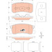 Bremsklötze HA | CHRYSLER Sebring,JEEP Patriot 07 | GDB4600 Bremsklötze HA | CHRYSLER Sebring,JEEP Patriot 07 | GDB4600