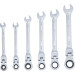 BGS Ratschenring-Maulschlüssel-Satz | flexible Köpfe | Zollmaße | SW 1/4"""" - 9/16"""" | 6-tlg | 30005 BGS Ratschenring-Maulschlüssel-Satz | flexible Köpfe | Zollmaße | SW 1/4"""" - 9/16"""" | 6-tlg | 30005