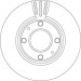 Bremsscheibe Hyundai P. Accent 99 | DF4496 Bremsscheibe Hyundai P. Accent 99 | DF4496