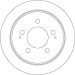 Bremscheibe Ssangyong T. Actyon/Kyron/Rexton 05 | DF7960 Bremscheibe Ssangyong T. Actyon/Kyron/Rexton 05 | DF7960