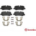 BREMBO Bremsklötze HA | LAND ROVER | P 44 013 BREMBO Bremsklötze HA | LAND ROVER | P 44 013
