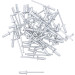 BGS Blindnieten-Sortiment | Ø 4,0 mm | 50-tlg | 75848 BGS Blindnieten-Sortiment | Ø 4,0 mm | 50-tlg | 75848