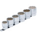 BGS Steckschlüssel-Einsatz-Satz, Zwölfkant | Antrieb Innenvierkant 12,5 mm (1/2"""") | SW 24 - 38 mm | 6-tlg | 70102 BGS Steckschlüssel-Einsatz-Satz, Zwölfkant | Antrieb Innenvierkant 12,5 mm (1/2"""") | SW 24 - 38 mm | 6-tlg | 70102