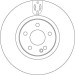 15 481 182 Bremsscheibe VA | MERCEDES Vito 14 | DF6744S