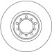 Bremsscheibe Db P. W126 500 | DF1586 Bremsscheibe Db P. W126 500 | DF1586